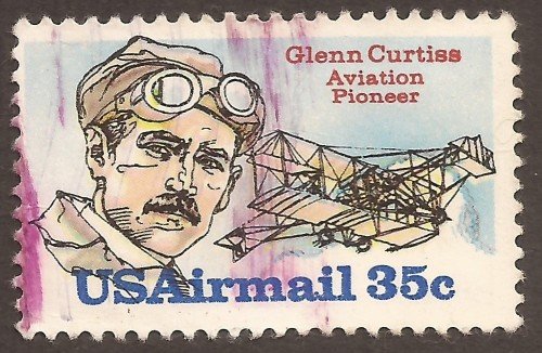 USA airmail stamp C100u