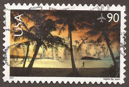 USA airmail stamp C143u