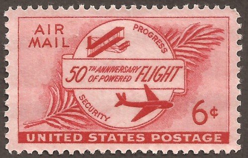 USA airmail stamp C47m