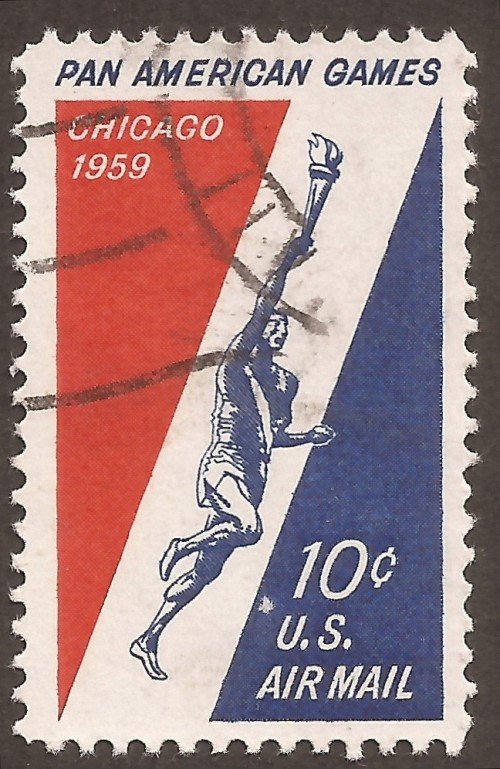 USA airmail stamp C56u