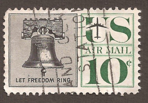 USA airmail stamp C57u