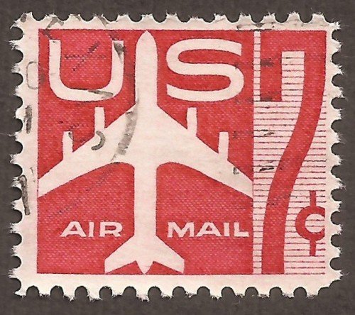 USA airmail stamp C60u