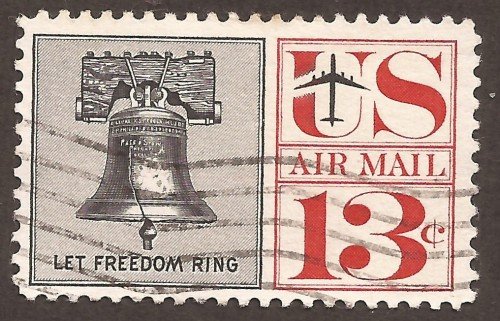 USA airmail stamp C62u