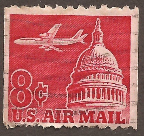 USA airmail stamp C65u
