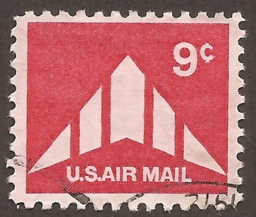 USA airmail stamp C77u