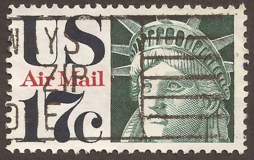 USA airmail stamp C80u