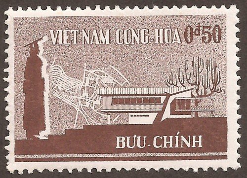 Stanley Gibbons #: S246
Series:	Vietnam University
Description:	Student dormitory and map of Thu Duc
Face Value:	50 cents {xu’s}