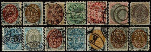 Early Denmark Stamps