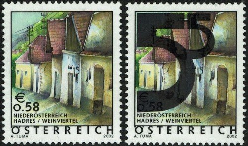 Austria, Scott Nr 1869 (2002), 1983 (2005)