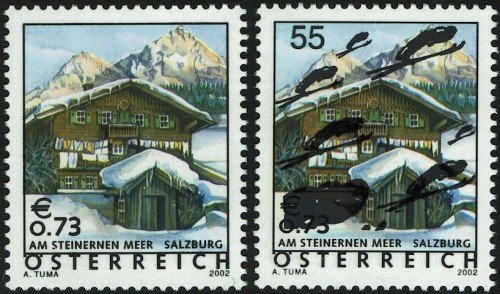 Austria, Scott Nr 1872 (2002), 1984 (2005)