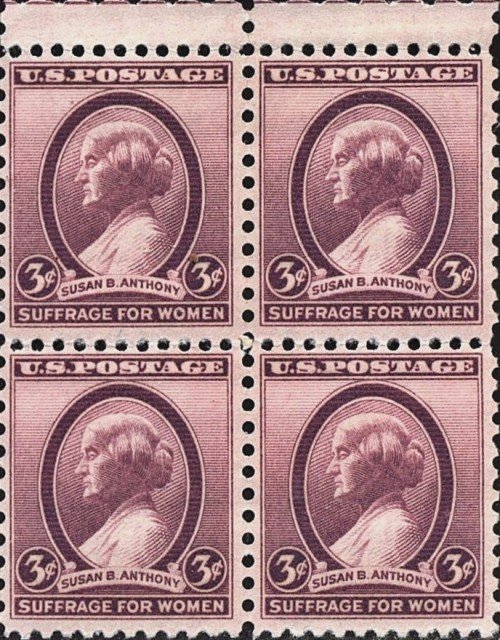 USA, Scott Nr 784 (1936)
Dec 10, 1869: Wyoming becomes 1st state to grant women the right to vote, 50 years before the constitutional amendment.